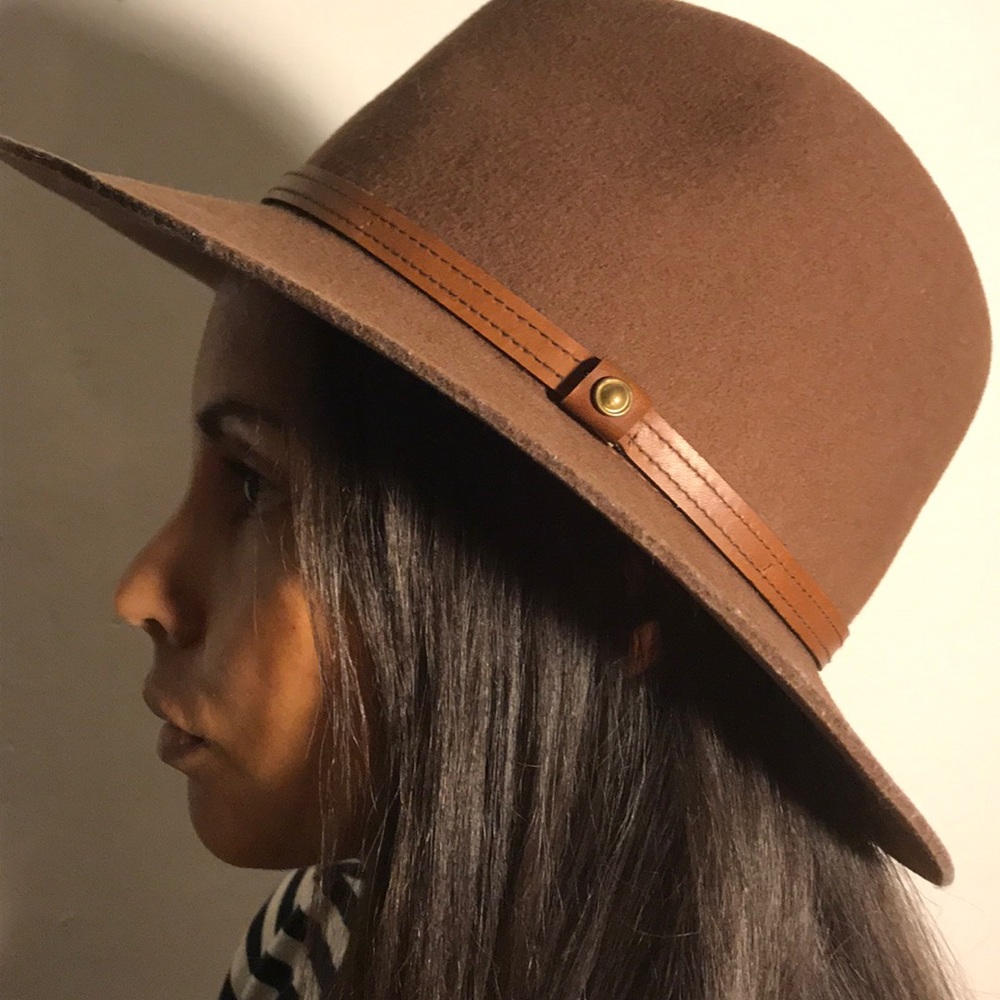 Rag & Bone Wool Leather Trim Hat